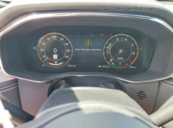 SAJBL4GX5RCY97386 2024 JAGUAR XF Gray Instrument cluster view