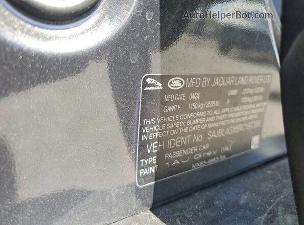 SAJBL4GX5RCY97386 2024 JAGUAR XF Gray Engine compartment view
