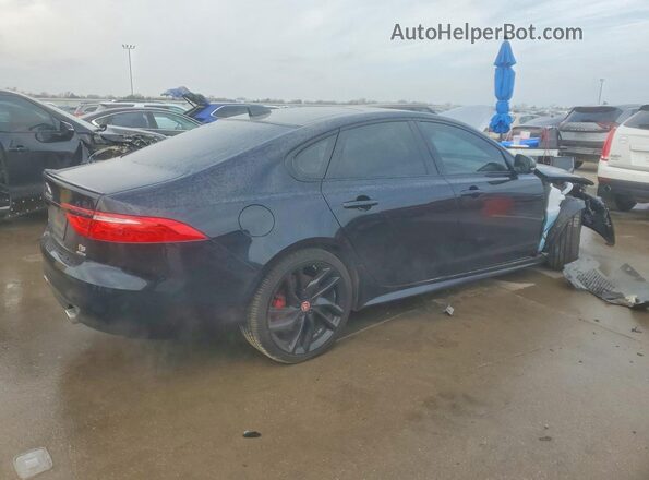 SAJBM4BV2GCY14190 2016 JAGUAR XF Синий Задняя правая четверть