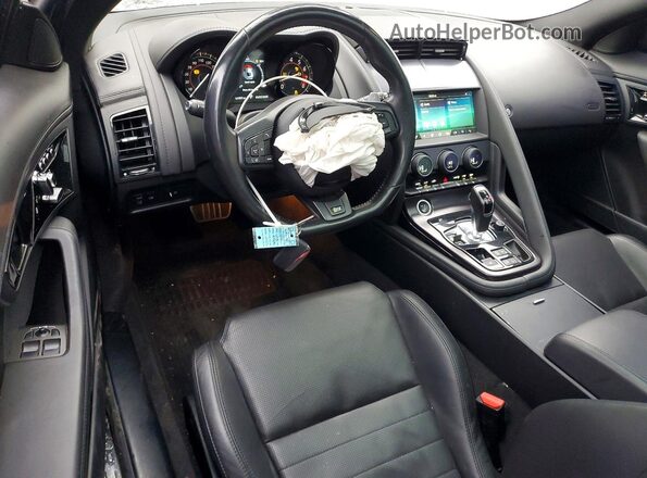 SAJD51EE3KCK57492 2019 JAGUAR F-TYPE Gray Вид панелі приладів