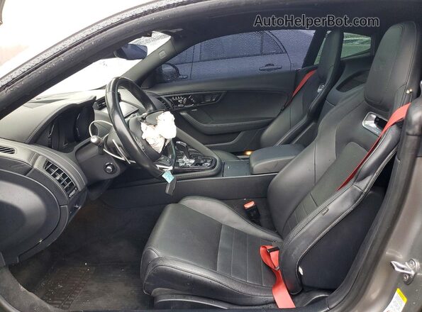 SAJD51EE3KCK57492 2019 JAGUAR F-TYPE Gray Вид салону спереду