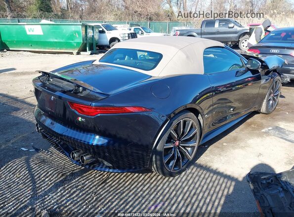 SAJD55FE4MCK76786 2021 JAGUAR F-TYPE Dark Blue Trasero derecho