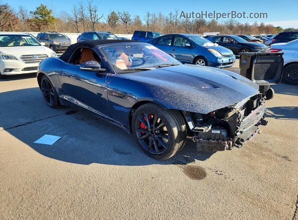 SAJD85FV1MCK75408 2021 JAGUAR F-TYPE Blue Delantero derecho