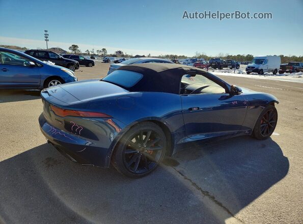 SAJD85FV1MCK75408 2021 JAGUAR F-TYPE Blue Trasero derecho