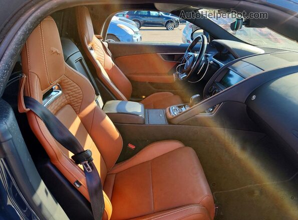 SAJD85FV1MCK75408 2021 JAGUAR F-TYPE Blue Vista de los asientos traseros