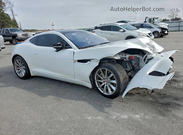 SAJDD1EV3JCK50804 2018 JAGUAR F-TYPE White Delantero derecho