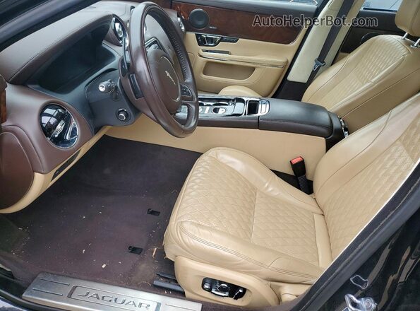 SAJWA2G7XG8V99878 2016 JAGUAR XJL Black Вид салону спереду