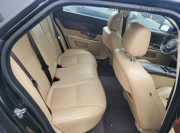 SAJWA2G7XG8V99878 2016 JAGUAR XJL Black Вид задніх сидінь