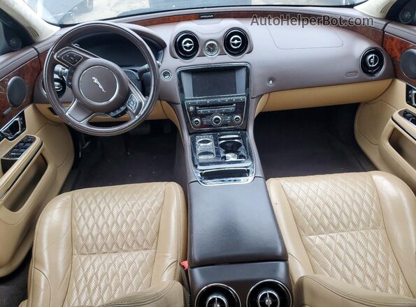 SAJWA2G7XG8V99878 2016 JAGUAR XJL Black Вид панелі приладів