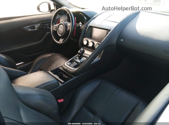 SAJWA6AT3G8K29868 2016 JAGUAR F-TYPE White Вид салону спереду