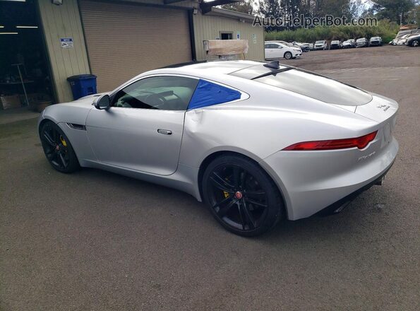 SAJWA6AT3H8K38197 2017 JAGUAR F-TYPE Silver Задня ліва чверть