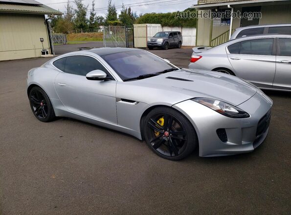 SAJWA6AT3H8K38197 2017 JAGUAR F-TYPE Silver Передня права чверть