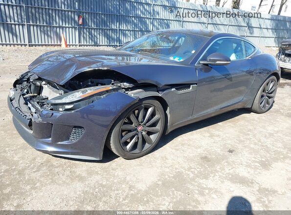 SAJWA6ATXH8K44594 2017 JAGUAR F-TYPE Dark Blue წინა მარცხენა ხედი სამი მეოთხედიდან