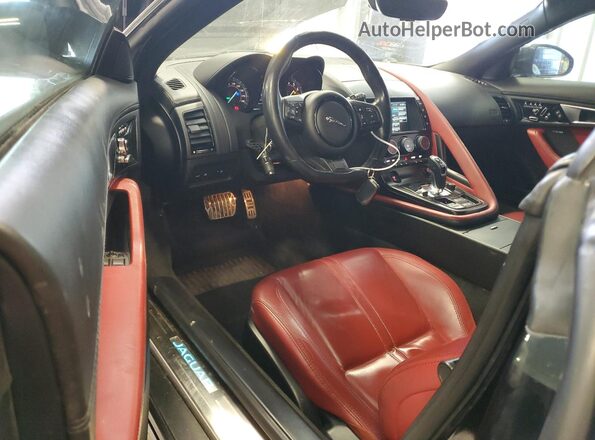 SAJWA6BUXG8K22360 2016 JAGUAR F-TYPE Black Widok deski rozdzielczej