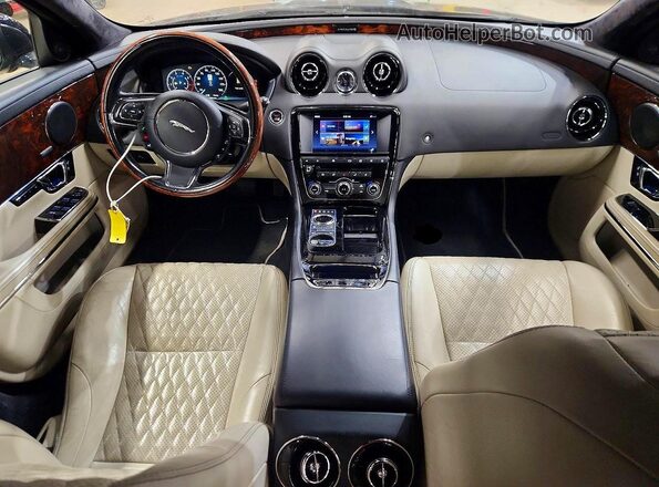 SAJWJ2GD1G8V92341 2016 JAGUAR XJL Черный Вид панели приборов