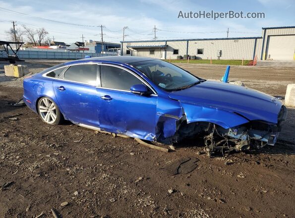 SAJWJ2GD1H8W06076 2017 JAGUAR XJL Blue Առջևի աջ