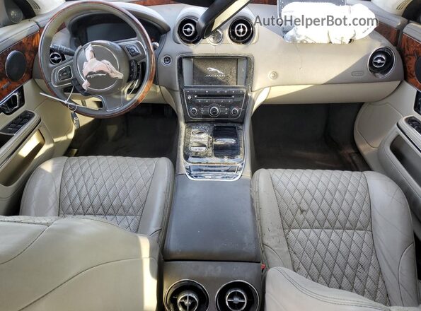 SAJWJ2GD1H8W06076 2017 JAGUAR XJL Blue Առջևի վահանակի տեսք