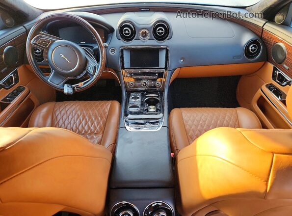 SAJWJ2GD4H8W09473 2017 JAGUAR XJL Зеленый Вид панели приборов