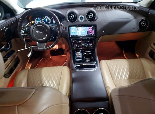 SAJWJ2GDXJ8W13615 2018 JAGUAR XJL Зеленый Вид панели приборов