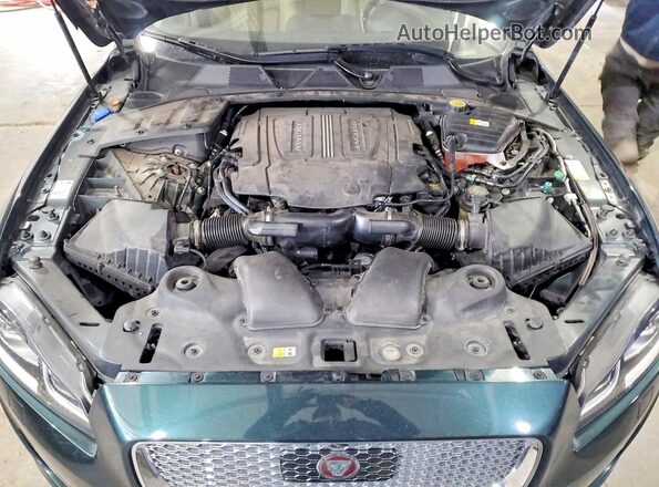 SAJWJ2GDXJ8W13615 2018 JAGUAR XJL Зеленый Вид задней части салона