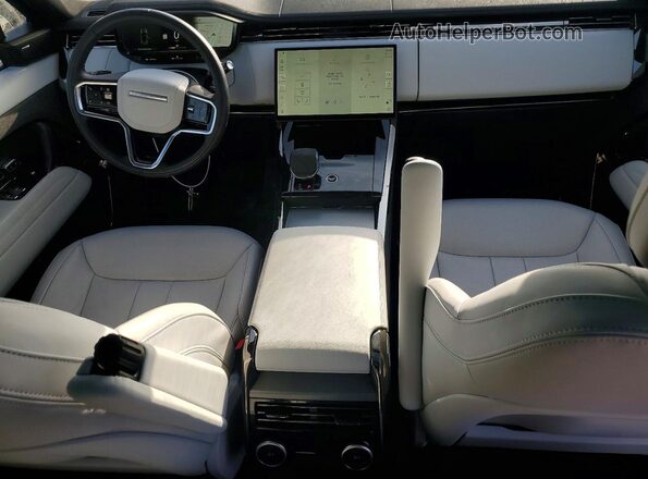 SAL1P9EU1SA456014 2025 LAND ROVER RANGE Black Dashboard view