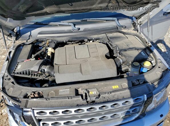 SALAG2V64GA816179 2016 LAND ROVER LR4 Silver Vista del compartimento del motor