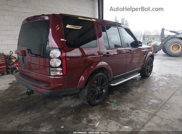 SALAG2V65GA844346 2016 LAND ROVER LR4 Maroon Rear right