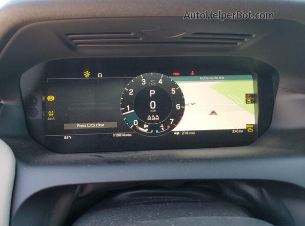 SALCJ2FX0RH348771 2024 LAND ROVER DISCOVERY Gray Instrument cluster view