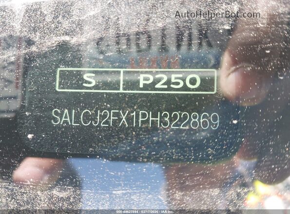 SALCJ2FX1PH322869 2023 LAND ROVER DISCOVERY SPORT Серый Вид подкапотного пространства