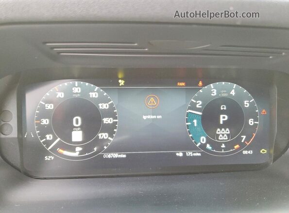 SALCJ2FX5RH350256 2024 LAND ROVER DISCOVERY White Instrument cluster view