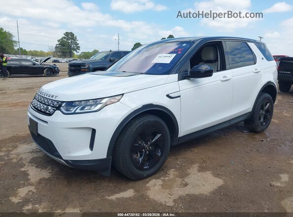 SALCJ2FX8LH842688 2020 LAND ROVER DISCOVERY SPORT White Առջևի ձախ երեք քառորդ տեսարան