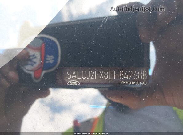SALCJ2FX8LH842688 2020 LAND ROVER DISCOVERY SPORT White Շարժիչի բաժամունքի տեսք