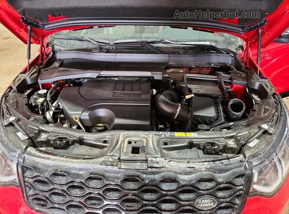 SALCL2FX9SH364838 2025 LAND ROVER DISCOVERY Red Widok komory silnika