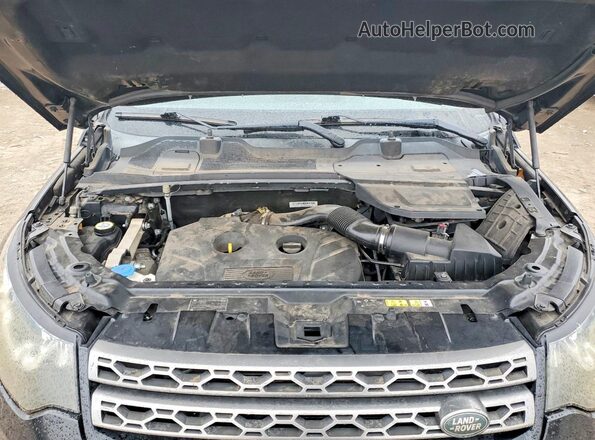 SALCP2BG2GH553641 2016 LAND ROVER DISCOVERY Black Vista del compartimento del motor