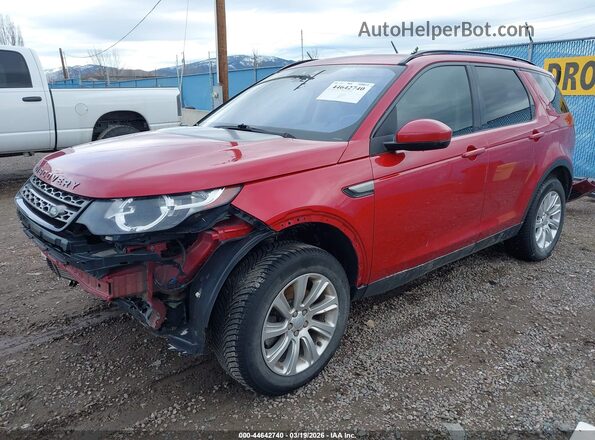 SALCP2BG3HH647271 2017 LAND ROVER DISCOVERY SPORT Red Առջևի ձախ երեք քառորդ տեսարան