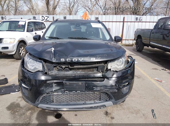SALCP2BGXGH549224 2016 LAND ROVER DISCOVERY SPORT Black Widok wnętrza z tyłu