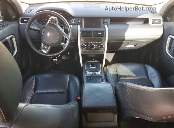 SALCP2BGXHH635814 2017 LAND ROVER DISCOVERY White Dashboard view