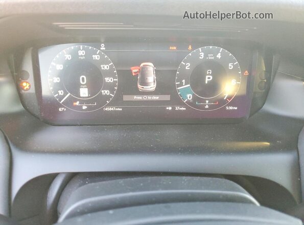 SALCP2FX9MH883590 2021 LAND ROVER DISCOVERY Black ხელსაწყოთა პანელის ხედი