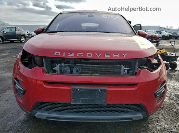 SALCP2FXXKH829504 2019 LAND ROVER DISCOVERY Red Widok z przodu