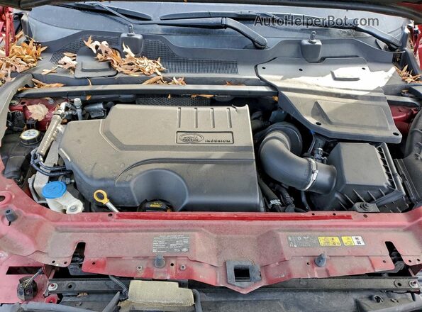 SALCP2FXXKH829504 2019 LAND ROVER DISCOVERY Red Widok komory silnika