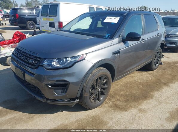 SALCP2RX4JH758620 2018 LAND ROVER DISCOVERY SPORT Gray წინა მარცხენა ხედი სამი მეოთხედიდან