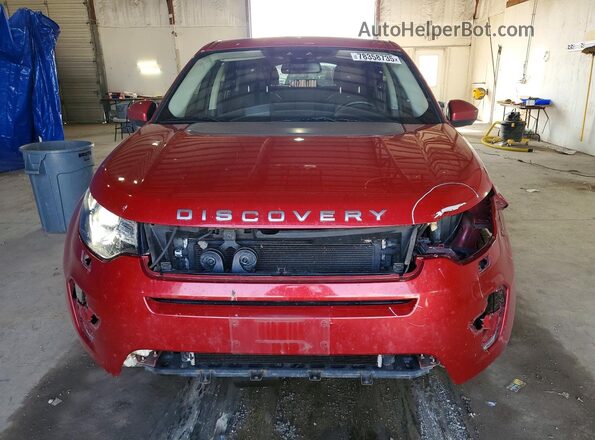 SALCR2RX7JH747508 2018 LAND ROVER DISCOVERY Красный Вид спереди