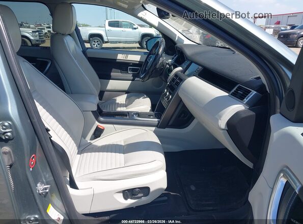 SALCR2SX6JH736316 2018 LAND ROVER DISCOVERY SPORT Silver წინა სალონის ხედი