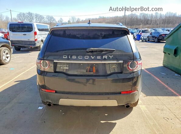 SALCT2BG0GH618045 2016 LAND ROVER DISCOVERY Black უკანა ხედი