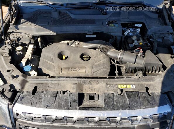 SALCT2BG0GH618045 2016 LAND ROVER DISCOVERY Black ძრავის განყოფილების ხედი