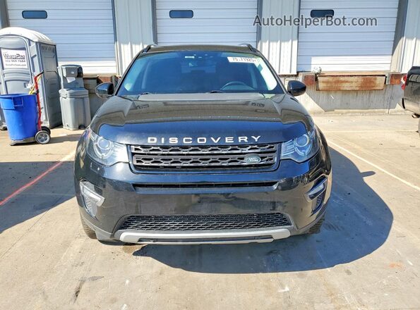 SALCT2BG0GH618045 2016 LAND ROVER DISCOVERY Black წინა ხედი