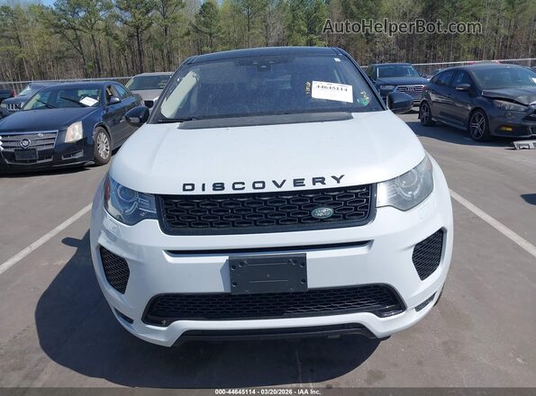 SALCT2SX2JH748240 2018 LAND ROVER DISCOVERY SPORT White Вид щитка приладів