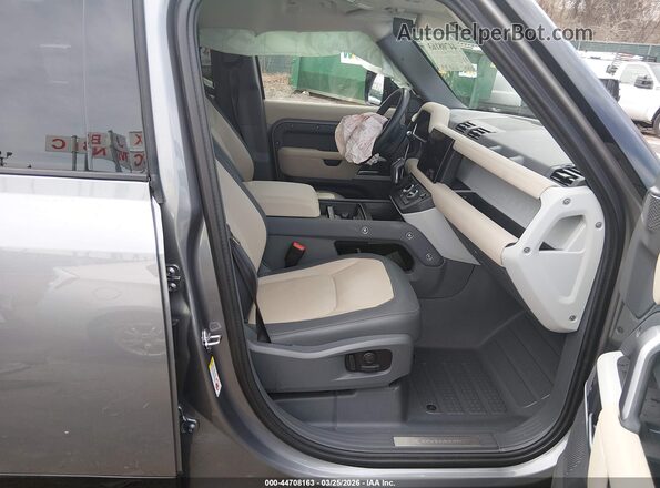 SALE27EU9P2114686 2023 LAND ROVER DEFENDER Gray წინა სალონის ხედი