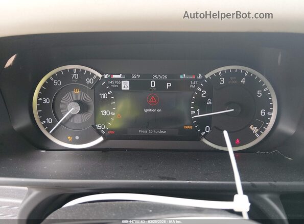 SALE27EU9P2114686 2023 LAND ROVER DEFENDER Gray უკანა სავარძლების ხედი