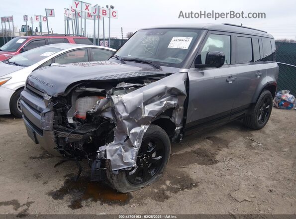 SALE27EU9P2114686 2023 LAND ROVER DEFENDER Gray წინა მარცხენა ხედი სამი მეოთხედიდან